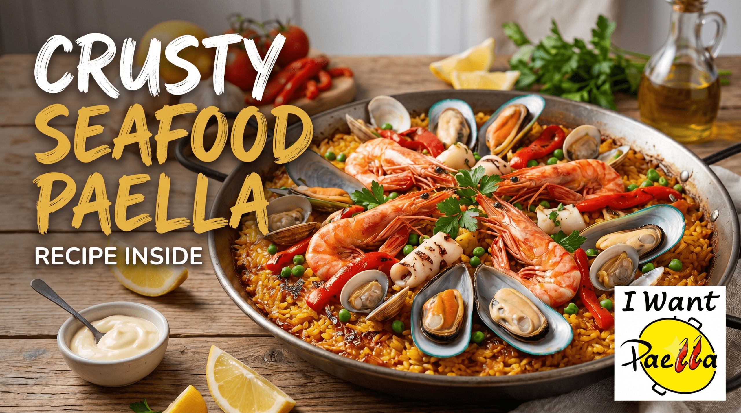 Crusty Seafood Paella