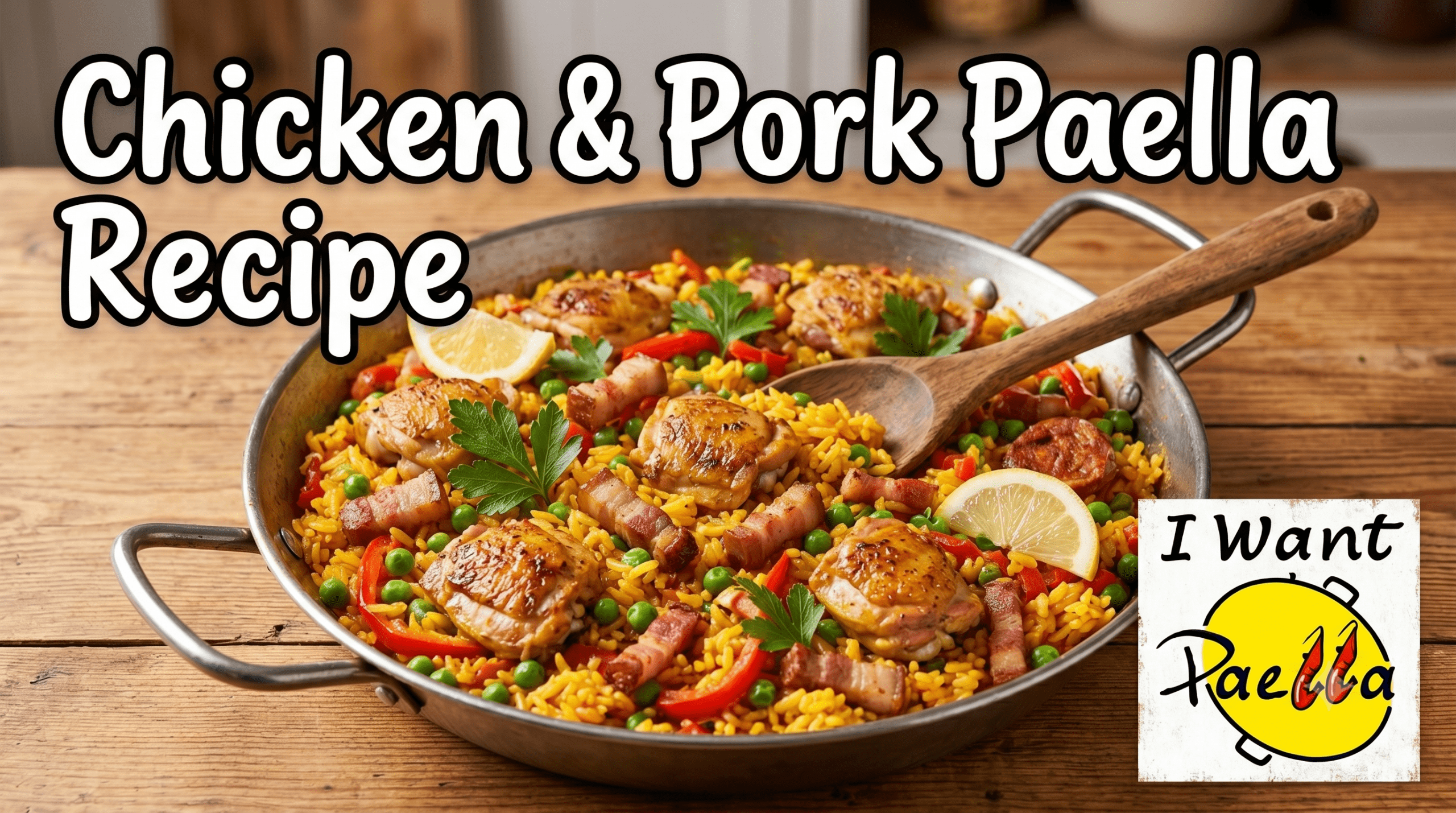 Chicken & pork paella thumbnail