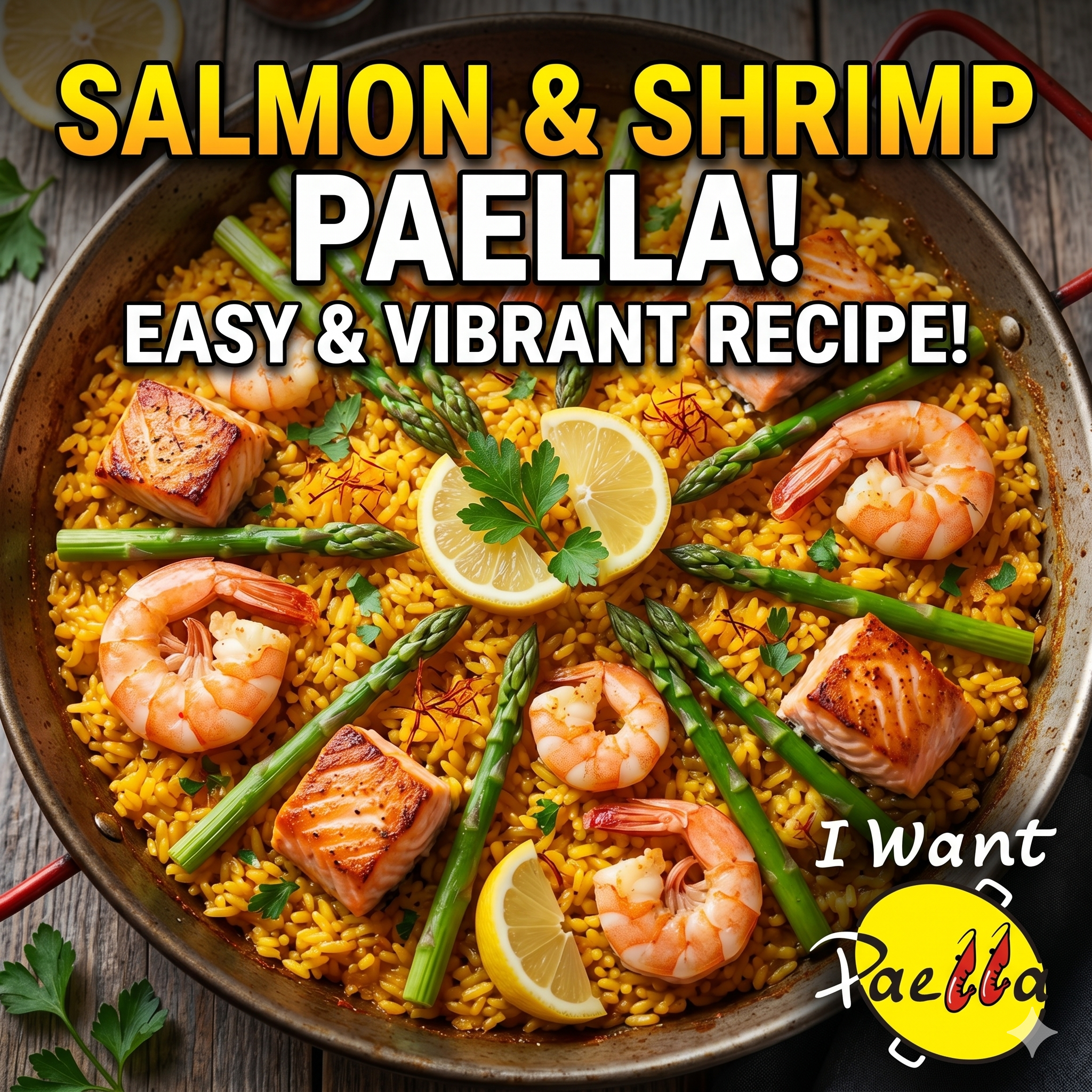 Salmon & Shrimp Paella