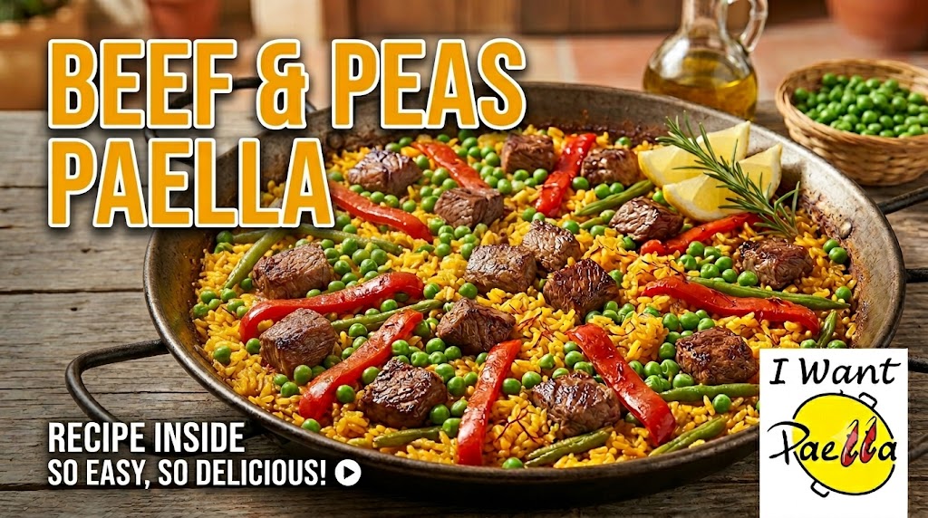 Beef peas paella thumbnail